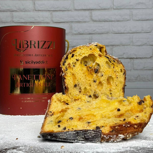 Panettone apricot and chocolate Librizzi Deluxe Line 1kg