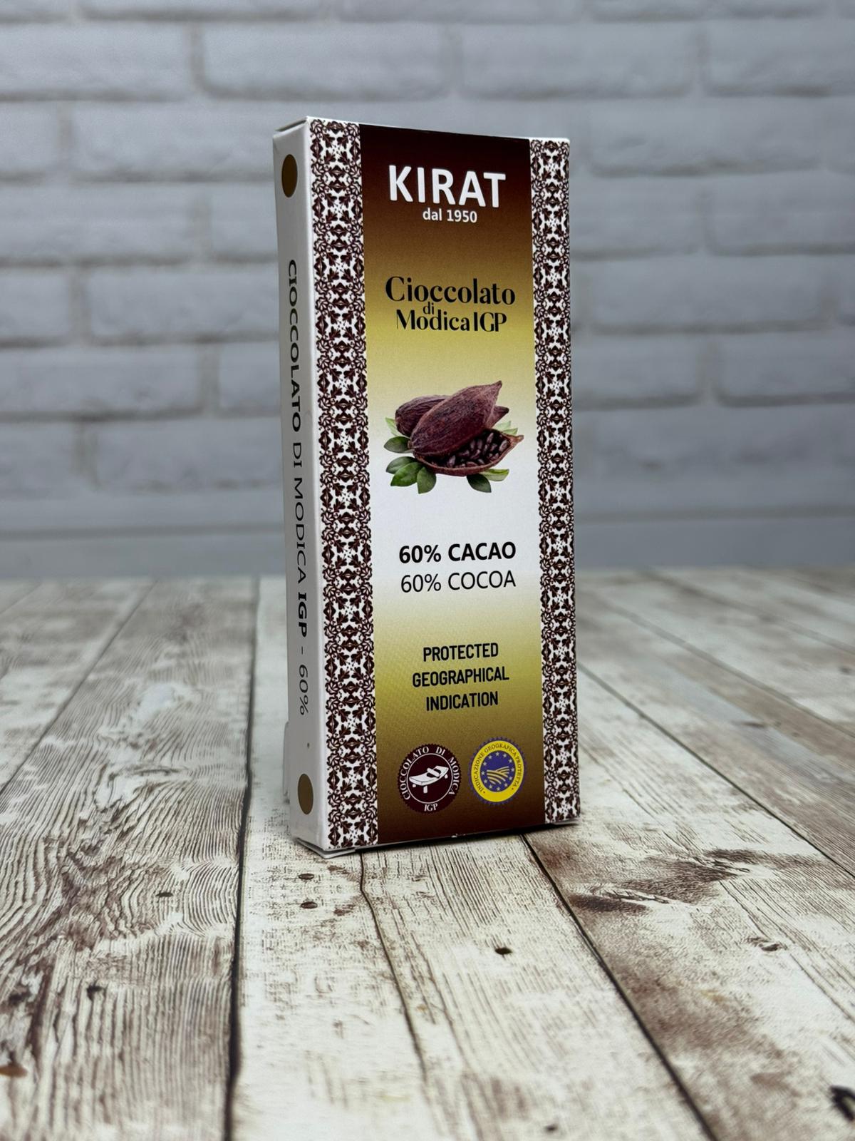 Chocolat de Modica IGP Cacao 60% 100g