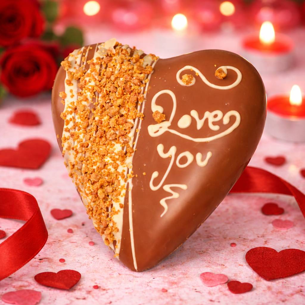 Cuore di cioccolato Dubai Chocolate 350g