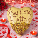 Cuore di cioccolato al Pistacchio artigianale 400g