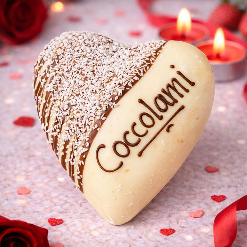 Cuore di cioccolato e Cocco Ciokococco 400g
