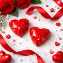 Schokoladenherzen mit Pistazienfüllung 9 Stück