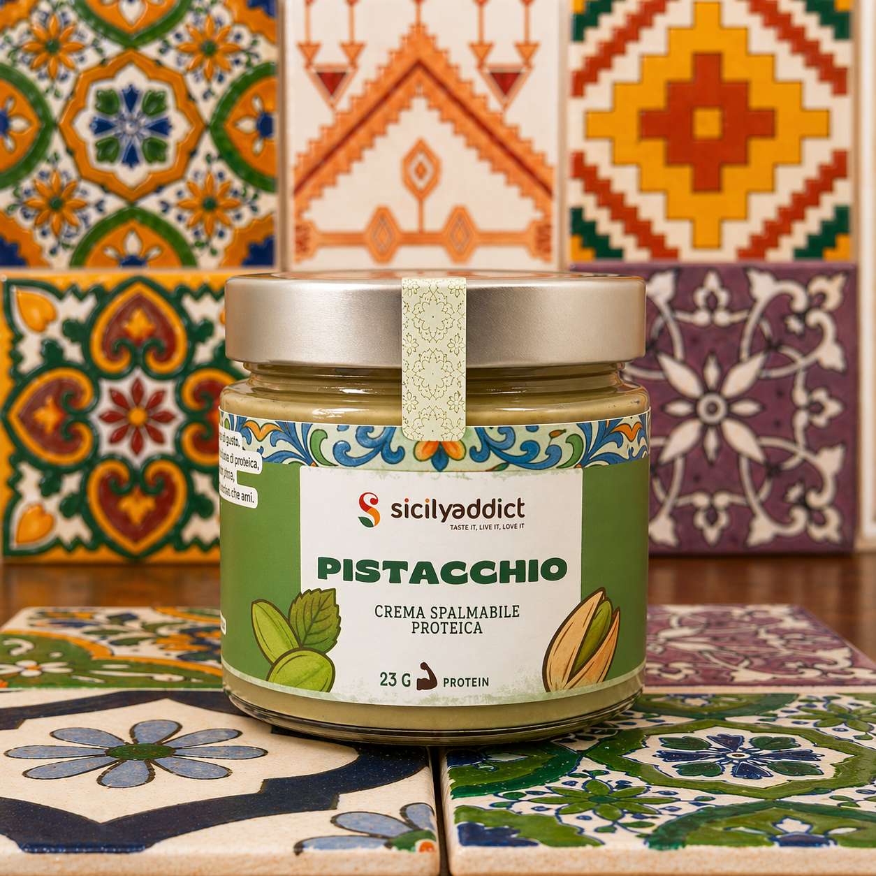 Sugar-free pistachio protein cream 200g