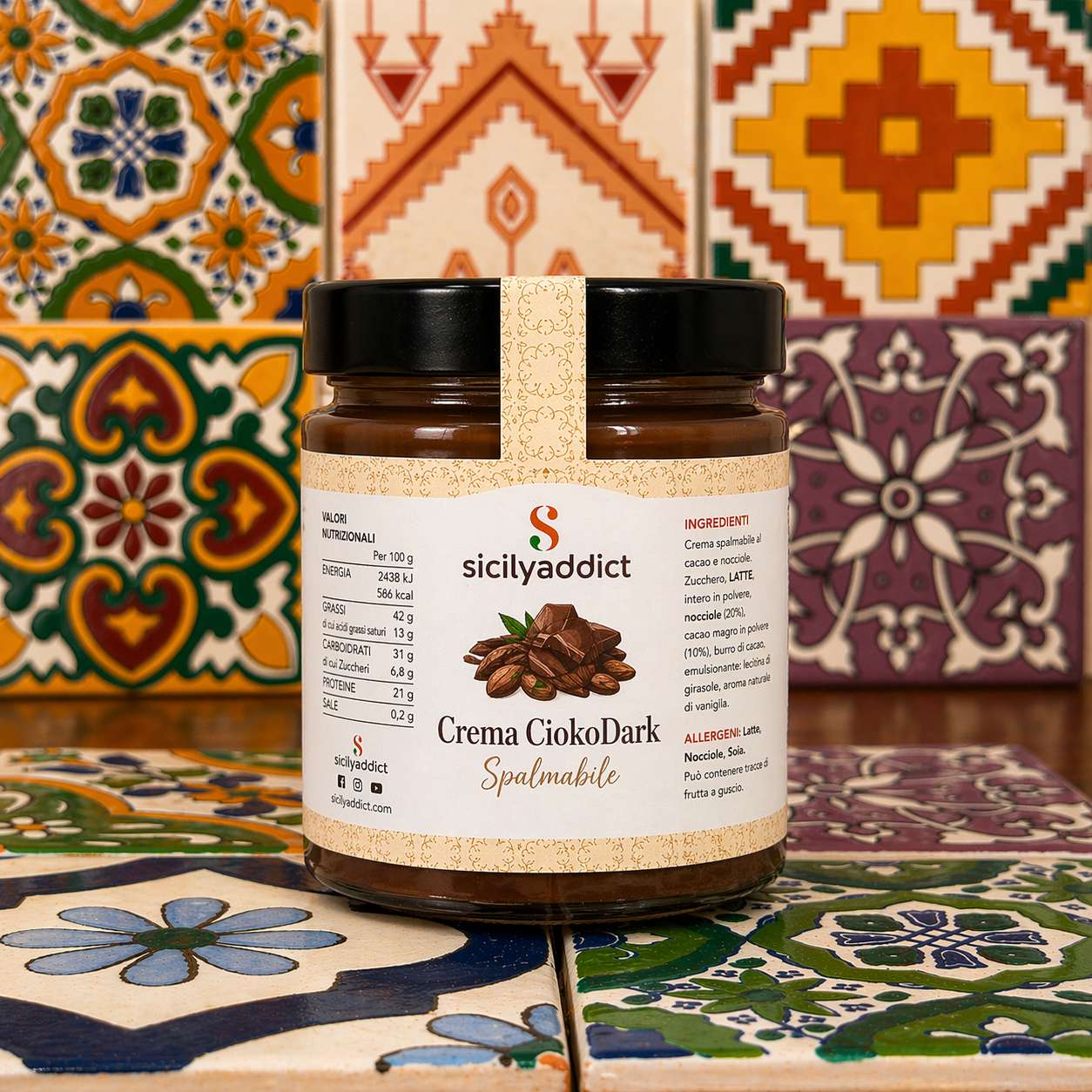 Ciokodark cocoa spreadable cream