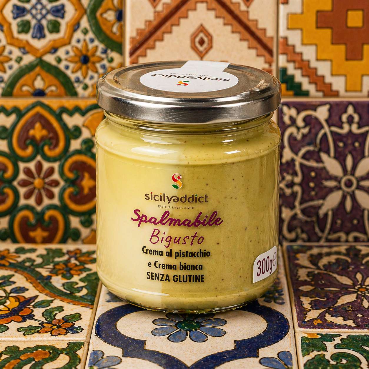 Bigusto pistachio cream and white chocolate 300 g
