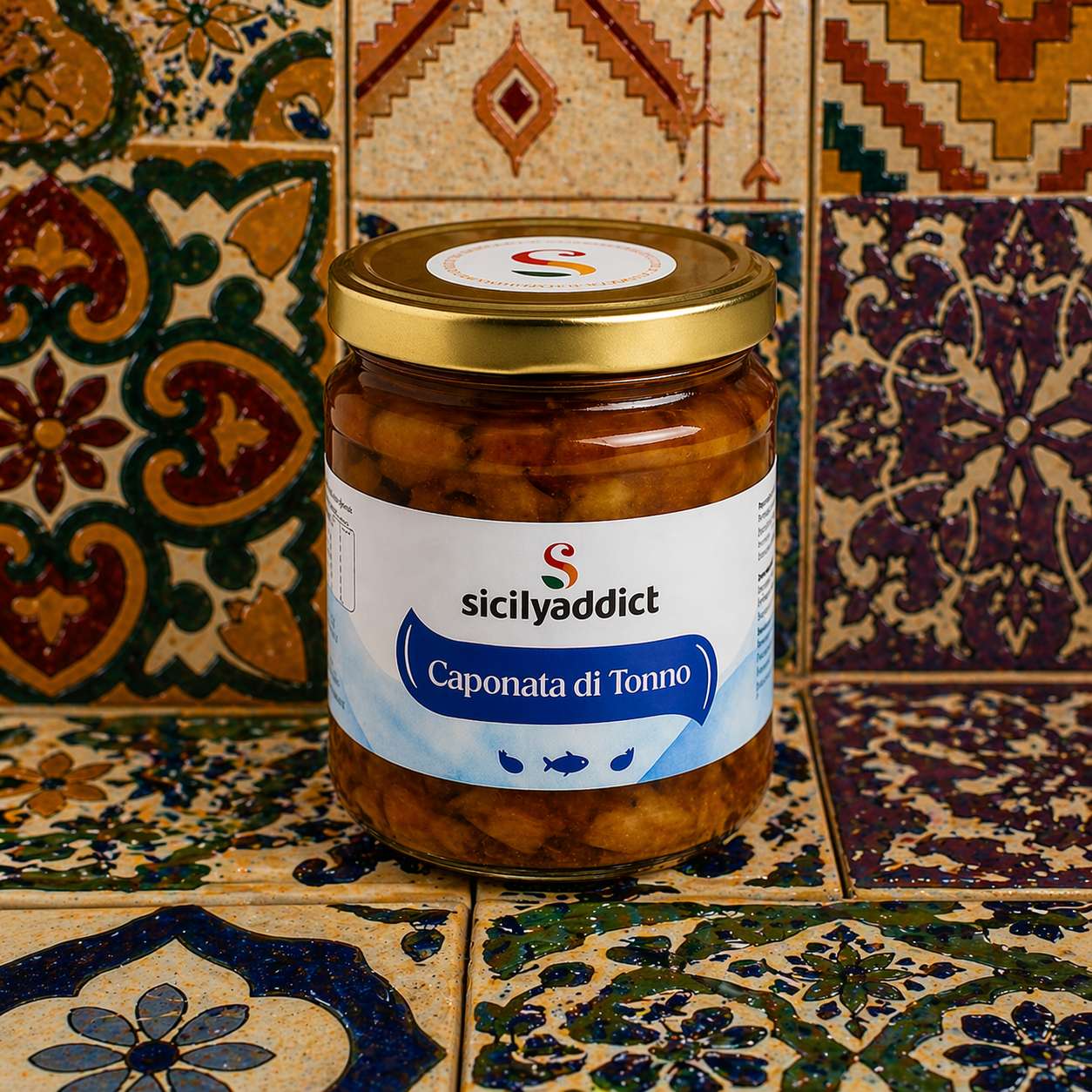 Caponata di melanzane e tonno 200g
