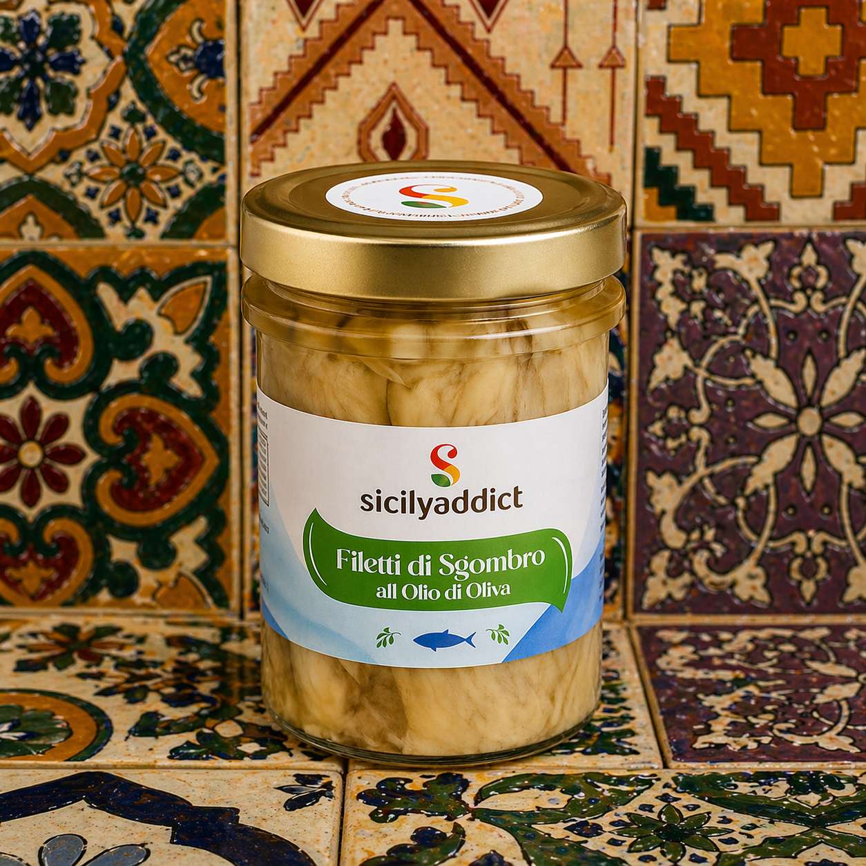 Filetti di Sgombro in olio di oliva siciliano 200 g