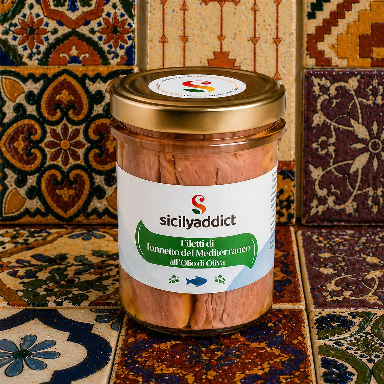 Filetti di Tonnetto del Mediterraneo in olio di oliva 200g