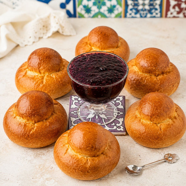 Kit 6 granite Frutti di bosco con brioche co' tuppo