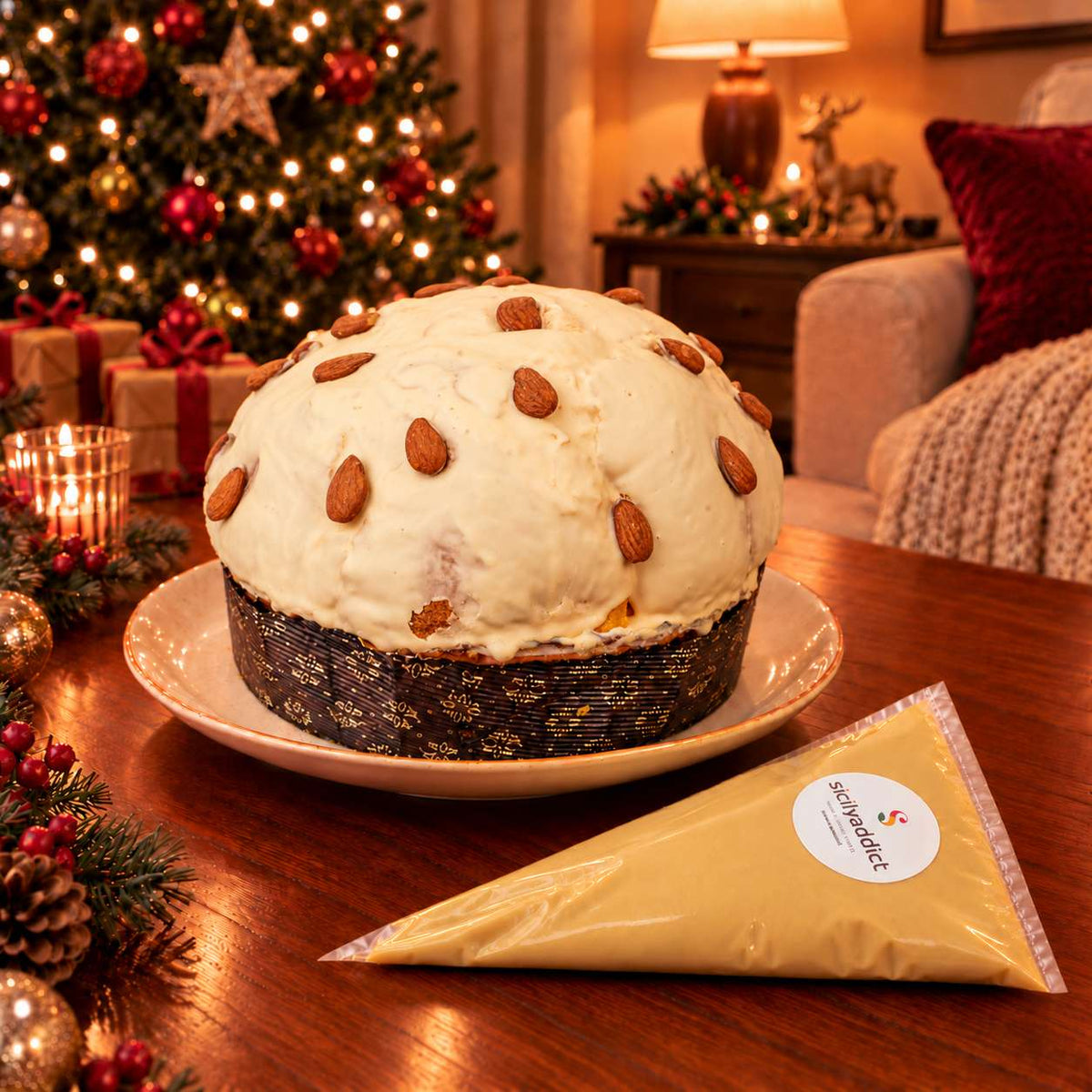 Panettone artigianale alla Mandorla