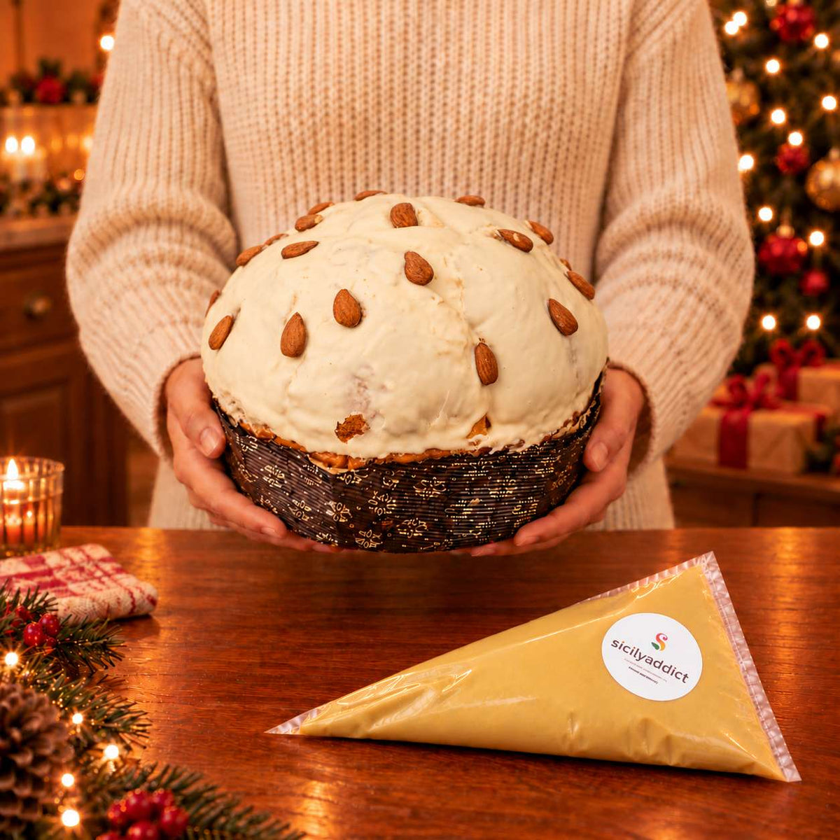 Panettone artigianale alla Mandorla