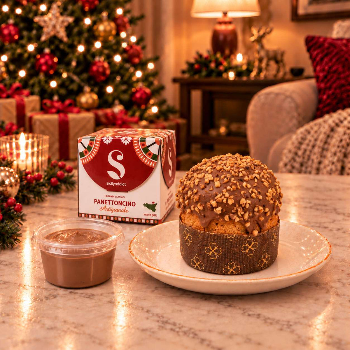 Panettoncino artigianale alla nocciola
