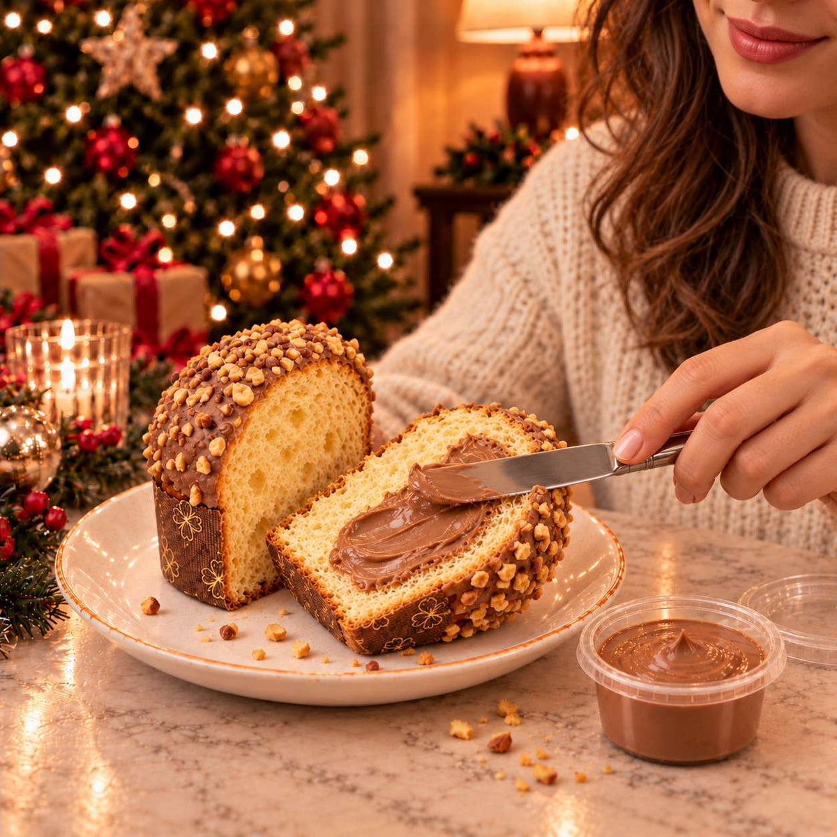 Panettoncino artigianale alla nocciola