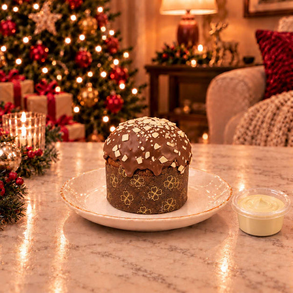 Panettoncino artigianale ai Tre Cioccolati