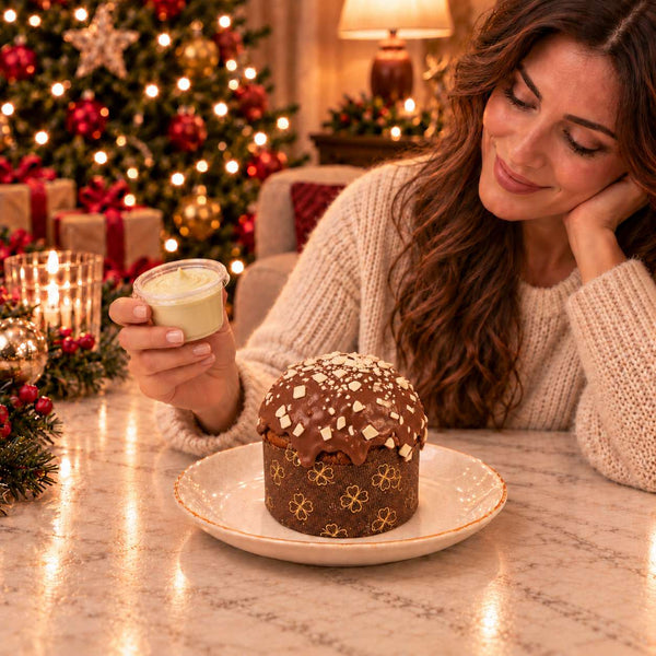 Panettoncino artigianale ai Tre Cioccolati