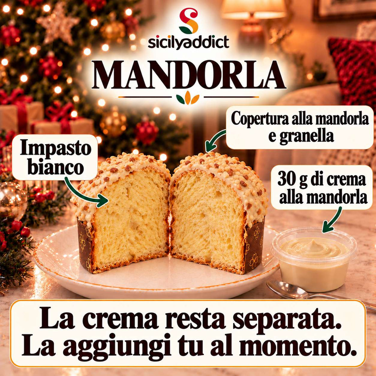 Panettoncino artigianale alla mandorla