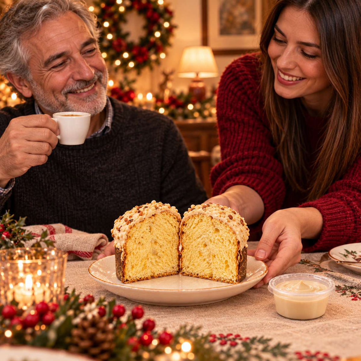 Panettoncino artigianale alla mandorla