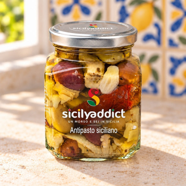 Antipasto di melanzane alla siciliana 280 g - SicilyAddict