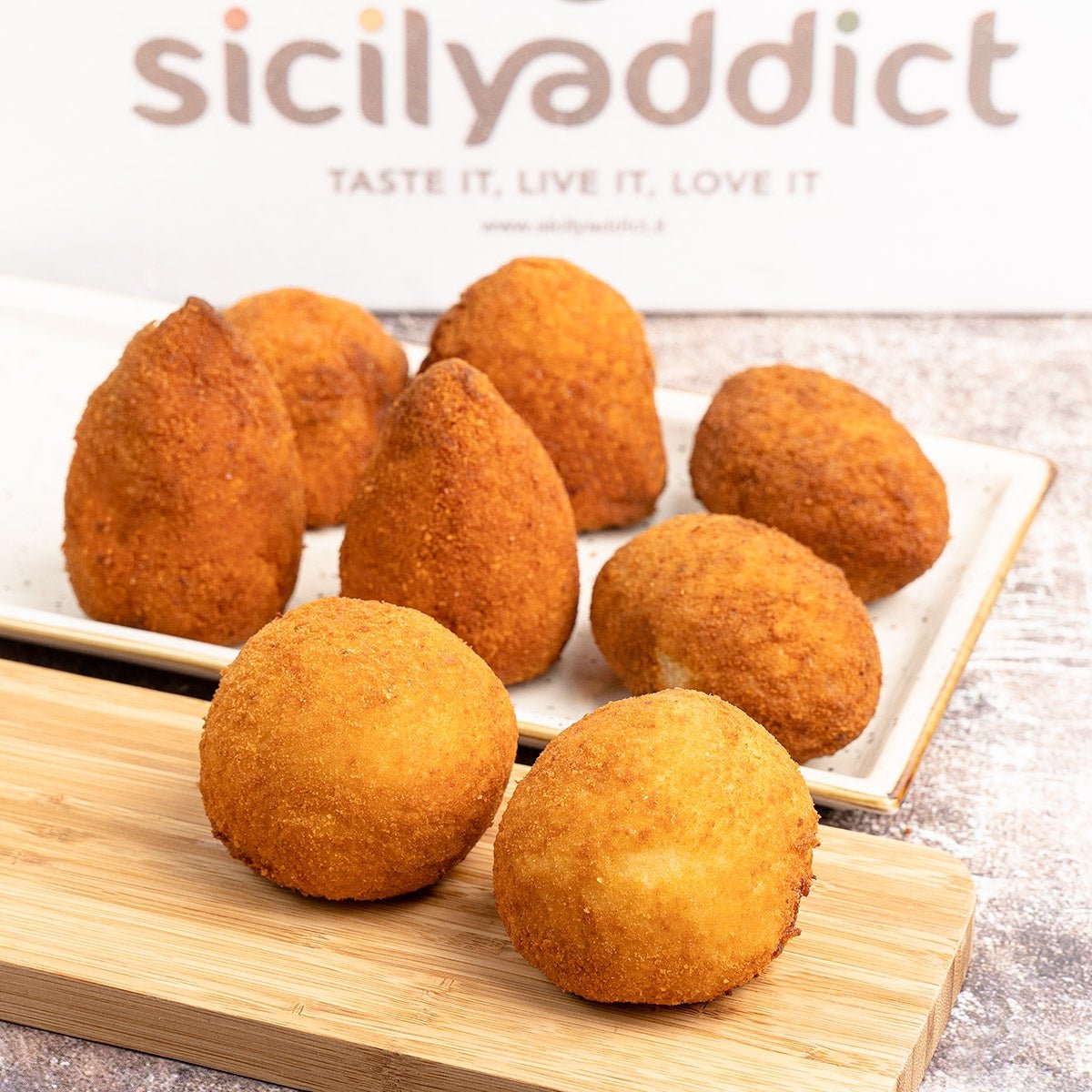 Arancini al ragu' di suino nero x4 OMAGGIO - SicilyAddict