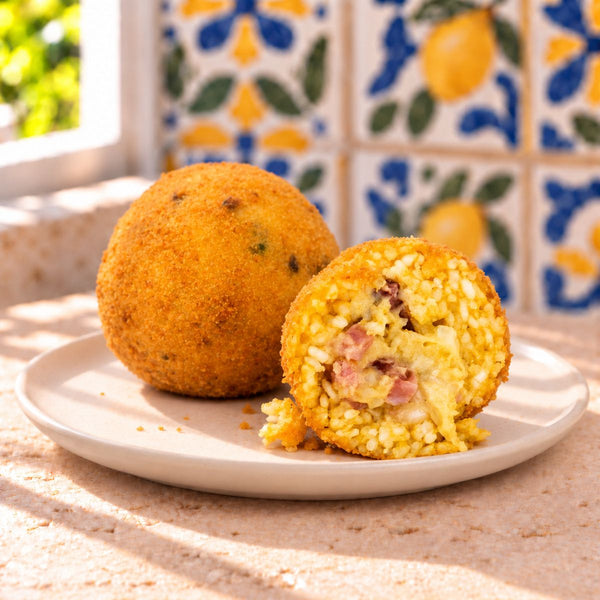 Arancini alla zucca con provola e speck - SicilyAddict