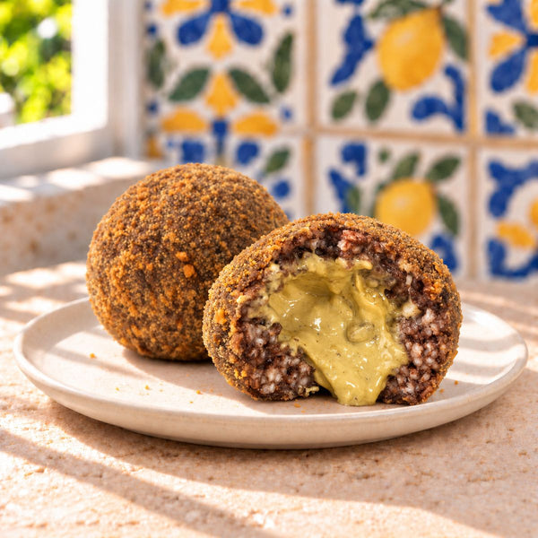 Arancini dolci al cioccolato e pistacchio - SicilyAddict