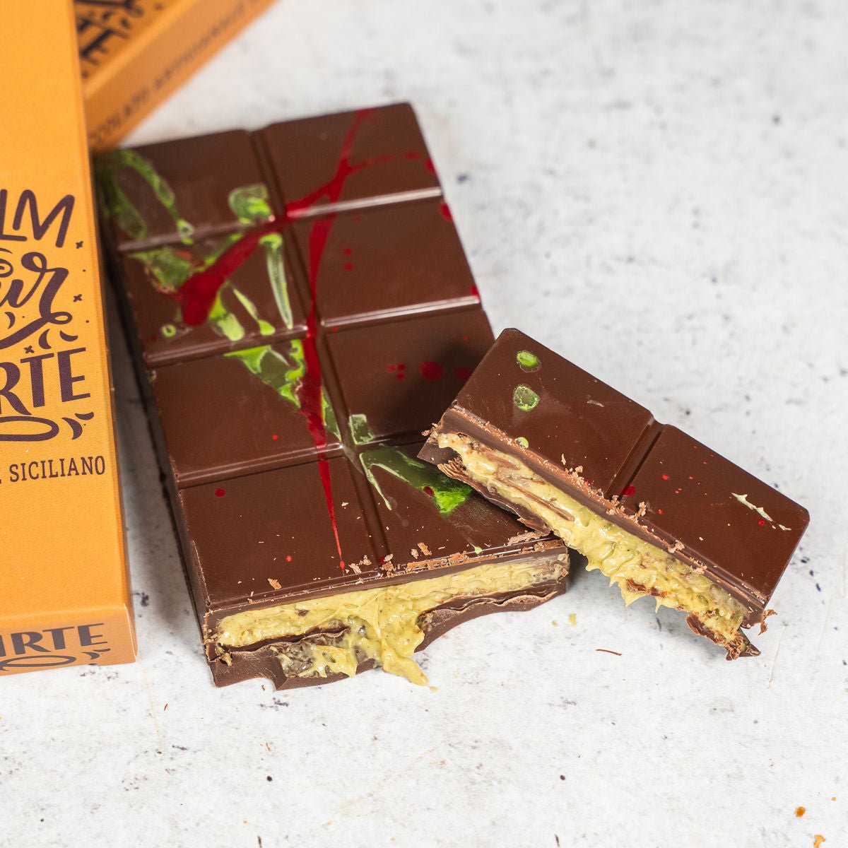 Barretta Dark Dubai Chocolate Fondente 200g - SicilyAddict