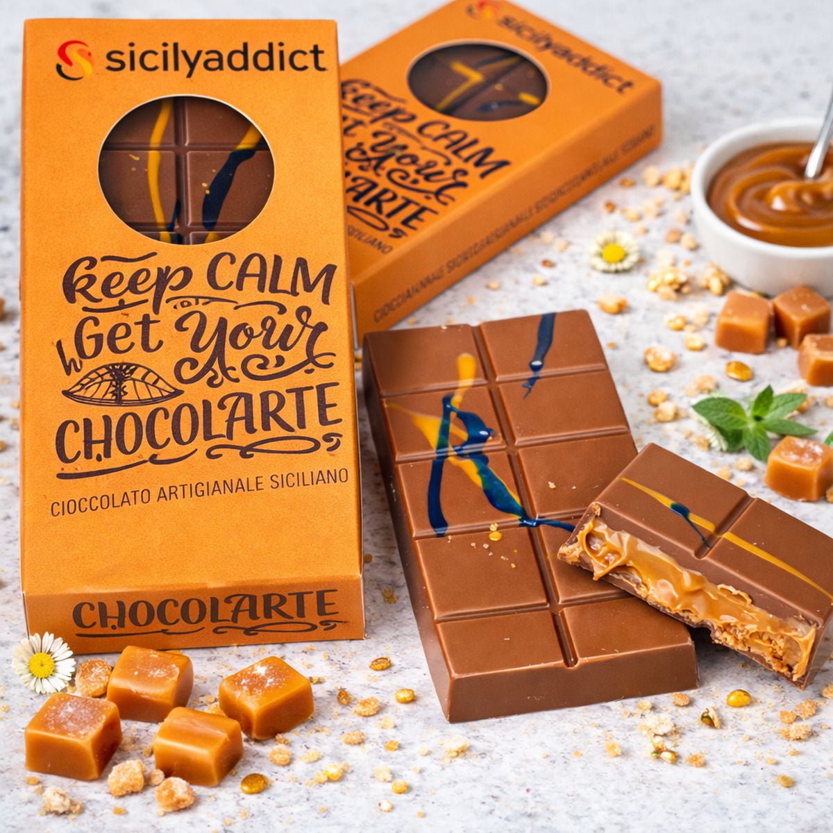 Barretta Dubai Chocolate Caramello Salato 200g - SicilyAddict
