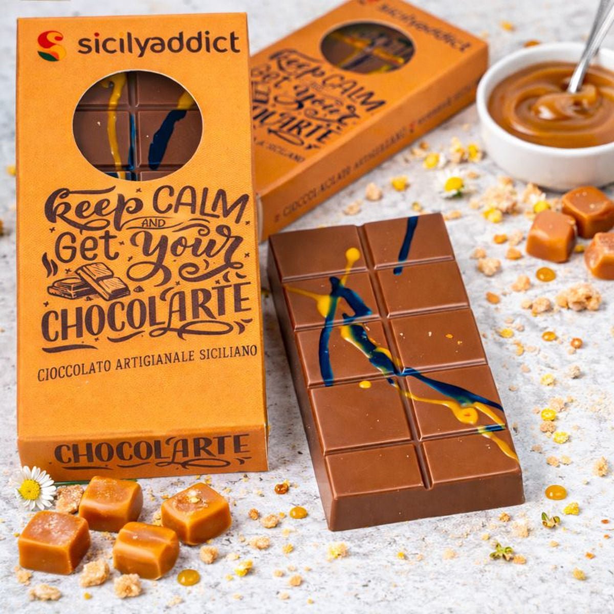 Barretta Dubai Chocolate Caramello Salato 200g - SicilyAddict