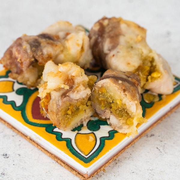 Braciole di suino al pistacchio 500g 12 pezzi - SicilyAddict