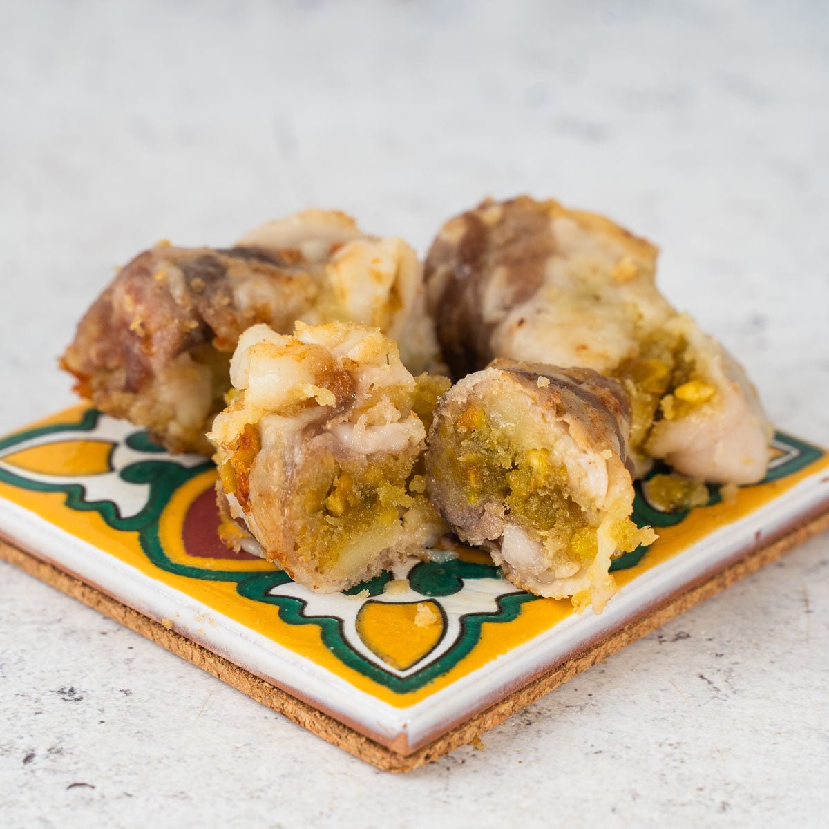 Braciole di suino al pistacchio 500g 12 pezzi - SicilyAddict