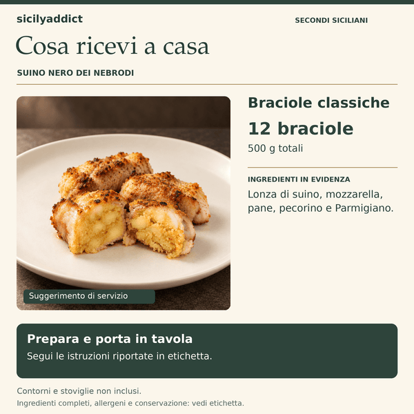 Braciole di suino nero dei Nebrodi 12 pezzi 500g - SicilyAddict