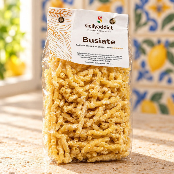 Busiate Artigianali grano 100% siciliano 500g - SicilyAddict