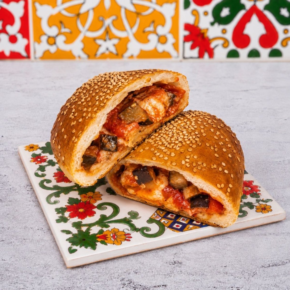 Calzone siciliano alla Norma 180g x 4 Pezzi - SicilyAddict