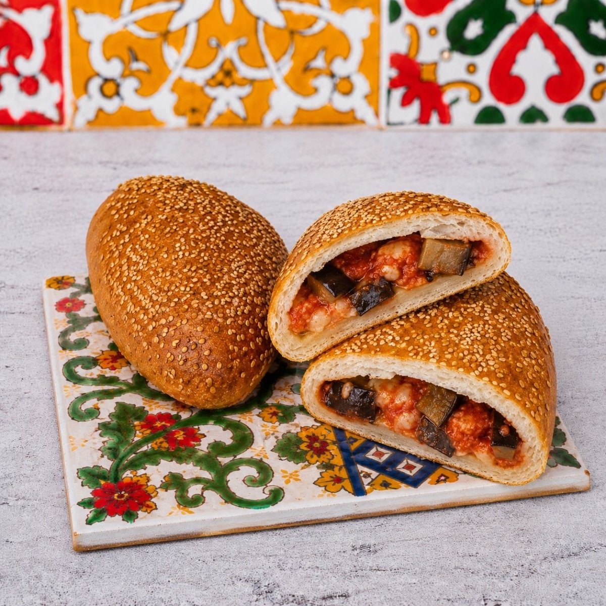 Calzone siciliano alla Norma 180g x 4 Pezzi - SicilyAddict