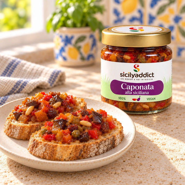 Caponata alla siciliana 190g - SicilyAddict
