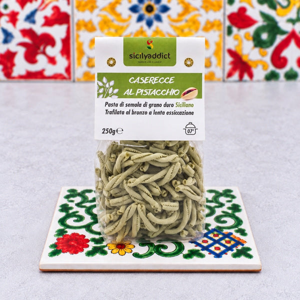 Caserecce al pistacchio 250g - SicilyAddict