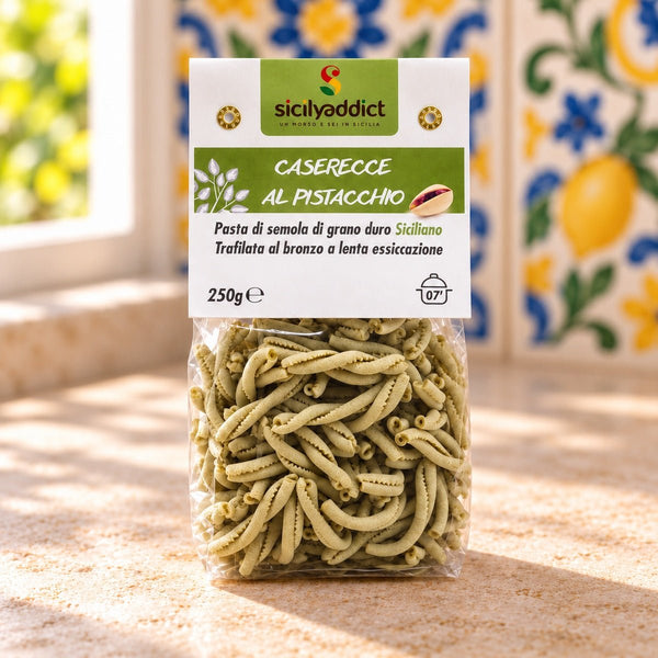 Caserecce al pistacchio 250g - SicilyAddict