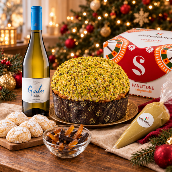 Cesta natalizia Taormina + confezione regalo - SicilyAddict