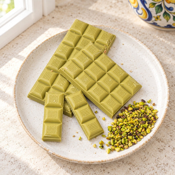Cioccolato al pistacchio 80g - SicilyAddict