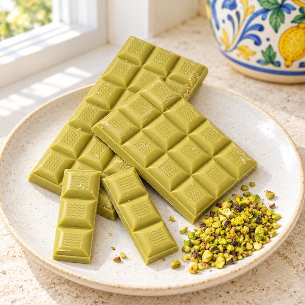 Cioccolato al pistacchio 80g - SicilyAddict