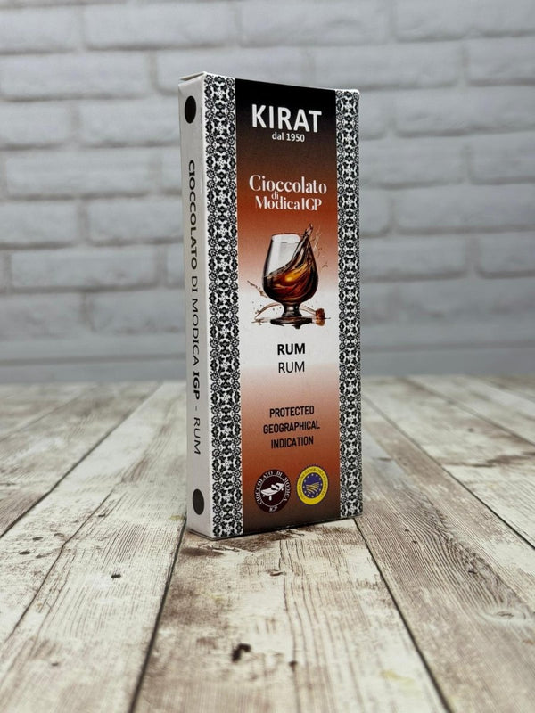 Cioccolato di Modica IGP al Rum 100g - SicilyAddict