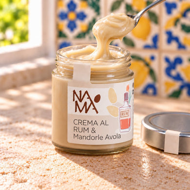 Crema al rum e mandorle di Avola Namà - SicilyAddict