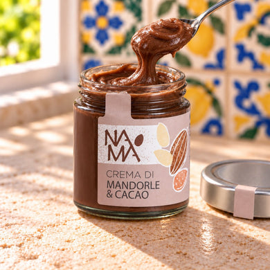 Crema di mandorle e cacao Namà - SicilyAddict