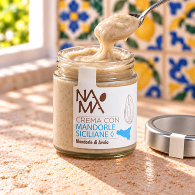 Crema di mandorle siciliane Namà - SicilyAddict