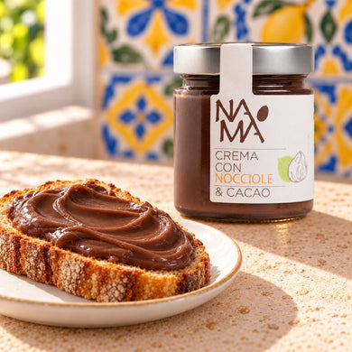Crema di nocciole e cacao Namà - SicilyAddict