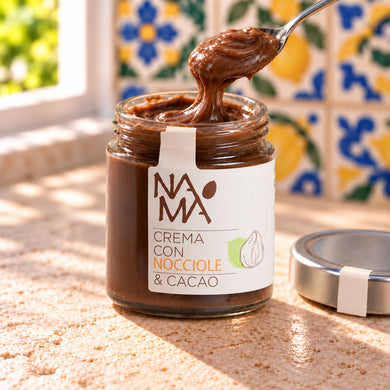 Crema di nocciole e cacao Namà - SicilyAddict