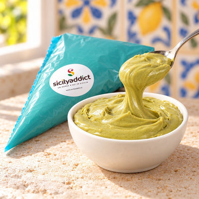 Crema di pistacchio in sac à poche 300g - SicilyAddict