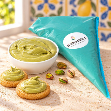 Crema di pistacchio in sac à poche 300g - SicilyAddict