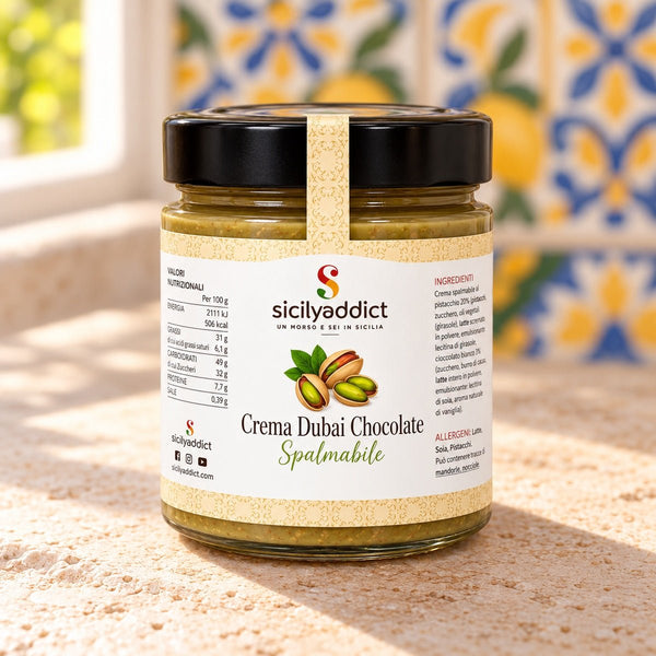 Crema Dubai Pistacchio e Kataifi - SicilyAddict