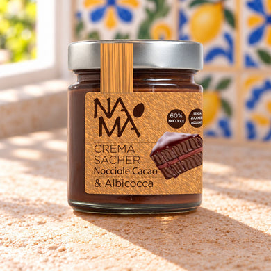 Crema gusto Sacher Namà - SicilyAddict